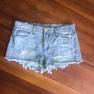 Light Wash Joe’s Jeans Cut Offs